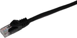 Datwyler Patchkabel UTP Cat6, flex, LS0H, zwart (kies de gewenste lengte)